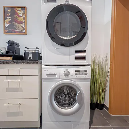 Gemuetliche Mit 2 Schlafzimmern, Kostenfreiem Parkplatz, Modernem Bad, Kueche, Waschmaschine & Trockner Apartmán Lipsko